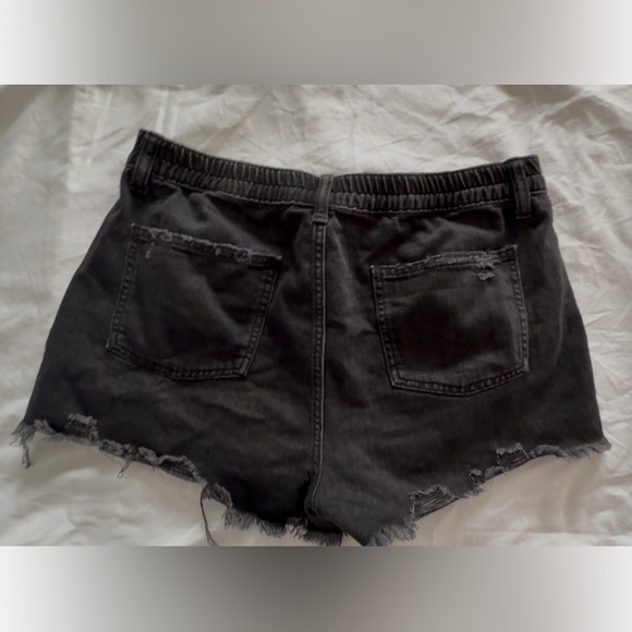 Aerie Distressed Denim Shorts - Picture 2 of 4
